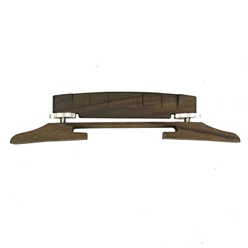 (E46) Adjustable Archtop Rosewood Guitar Bridge base and saddle for jazz guitar, Style-2