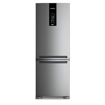 Geladeira Brastemp Frost Free Inverse A+++ 461 litros cor Inox com tecnologia Inverter e Freeze Control Advanced - BRE59FK 110V