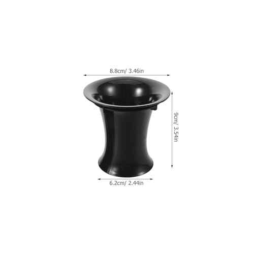 Tubo de plástico portátil SOIMISS para cajas de subwoofer con diseño compacto negro 2