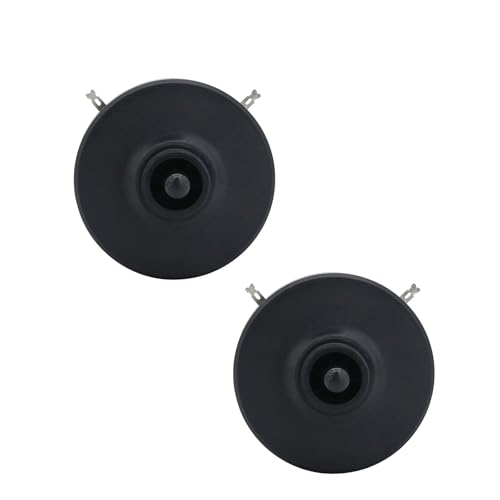 Tweeter Speakers 4Inch Round Horn for Enhances Sound with Piezoelectric Ceramic Driver for Music Application 2pc