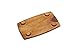 Wooden Steak Cutting Board Solid Acacia: Wood Meat Carving Board with Juice Grooves. Heavy Duty Handmade Serving Platter from SiamMandalay