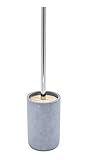 RIDDER 2240407 WC-Bürste Cement grau, Polyresin, Bambus, Edelstahl