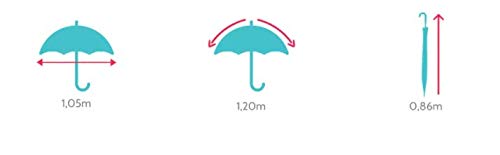 Guarda-Chuva Longo Automático Cores Lisas (Roxo)