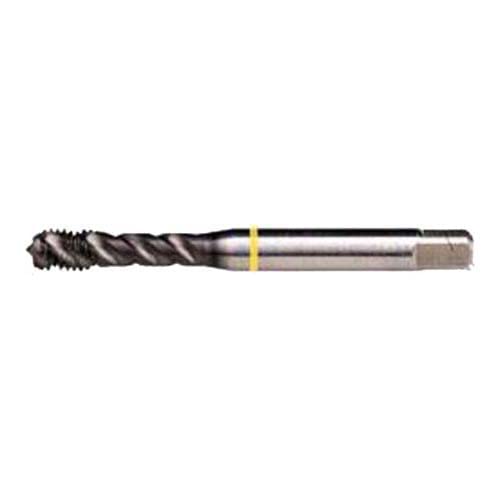 Dormer E412M16 Series E412 HSS-E-PM Spiral Flute Yellow Shark Line Machine Tap Metric with TiAlN-Top Coating, DIN Standard, M16 x 2.00 mm Thread, 110 mm Length