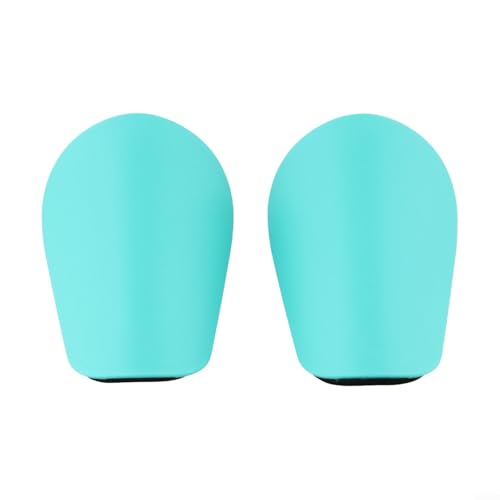 Mini espinilleras gruesas para fútbol para proporcionar una protección fiable para la parte inferior de las piernas durante el juego (mini verde agua)