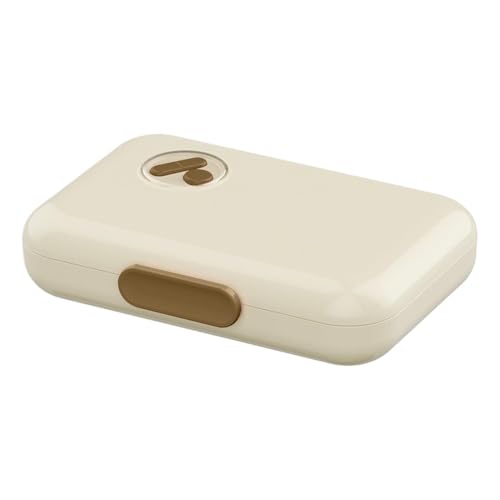 Weekly Medicine Organizer, Daily Pill Case with Separate Compartments, Travel Pill Box with Large Opening for Better Organizatio