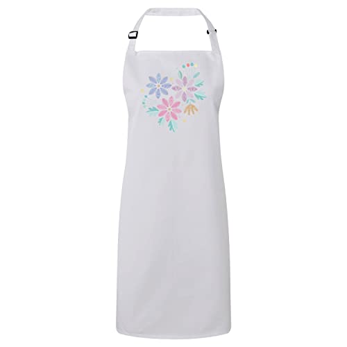 Tablier cuisine fleurs des champs chic pour cuisiner avec style au quotidien