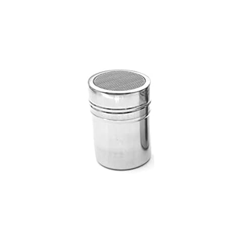 Spice Jars, Powder Shaker Chocolate Powder Shaker Spice Jar Food Cans with Fine Mesh Lid and Translucent Plastic lid for Cocoa Cinnamon Powder Sugar Coffee Pepper Cover