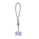 LEGAMI - Always Together, Smartohone Laynard, verstellbares Umhängeband mit Metallhaken, sicherer Verschluss, Aufkleber, Lilac, 27 cm