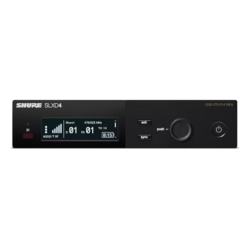 Image of Shure Wireless Microphone System with KSM8 Handheld Vocal Mic, SLXD24 /K8B-J52