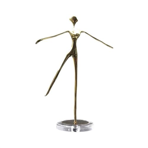 Statue ballerine cuivre pour meuble tv design moderne chic sans encombre