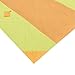 Gralara Picnic Mat Camping Blanket Waterproof Folding Storage Outdoor Picnic Blanket Beach Mat for BBQ Sporting Events Travel Hiking, Orange Yellow