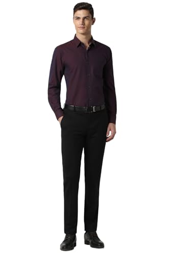 Image of Peter England Mens Polycotton Slim Fit Shirt