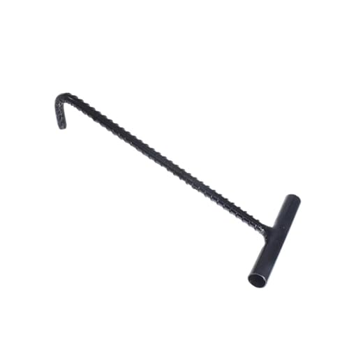 Gancho para alcantarilla de acero de 12 mm y extractor manual de tapas de drenaje