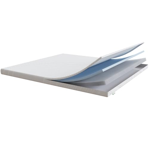 Novilla Topper 160x200 in Memory Foam e Bambù