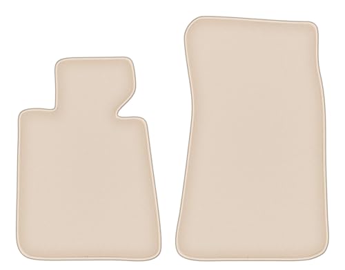 Tapis de sol avant en velours isolant pour BMW E30 Coupé 1982-1994