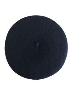 Euskal Txapela Béret Bébé Noir - Adoptez Un Look Tendance et typiquement français en Vous réappropriant Le béret Basque - Vu défilés 2018/2019-100% Laine - 22 cm de diamètre Cover
