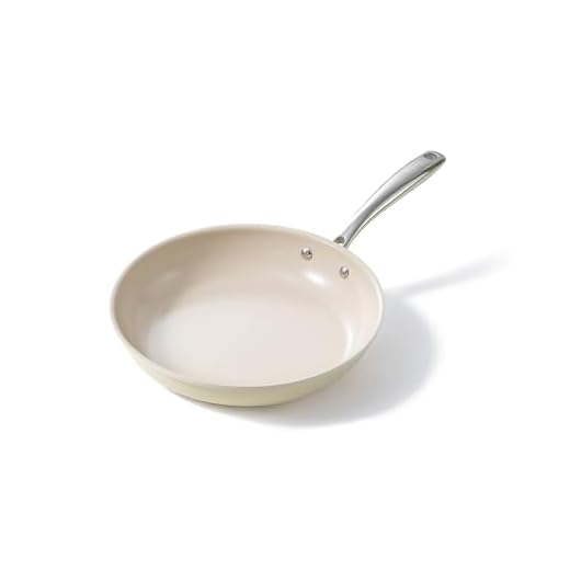 Redchef 8 Inch Nonstick Frying Pan, Egg Pan, PTFE-Free, Healthy & Oven Safe