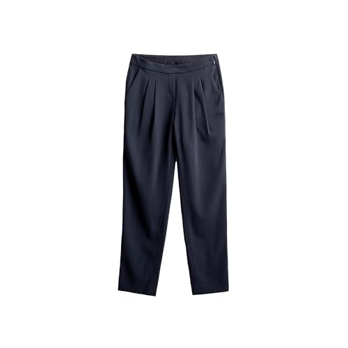 Ministry of Supply Women's Swift Drape Pant, Moisture Wicking, Lightweight Summer 2 Pockets Casual Pants for Work & Office