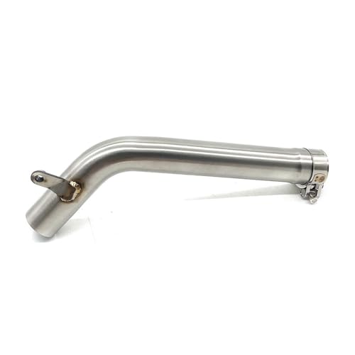 Silencieux d'échappement moto libérant la puissance du moteur FZ6 S2 avec tube intermédiaire
