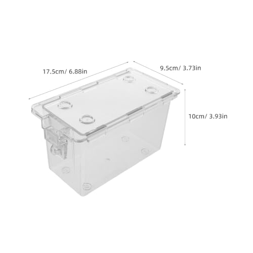 Caja organizadora de tarjetas transparente para evitar pérdidas de documentos 2