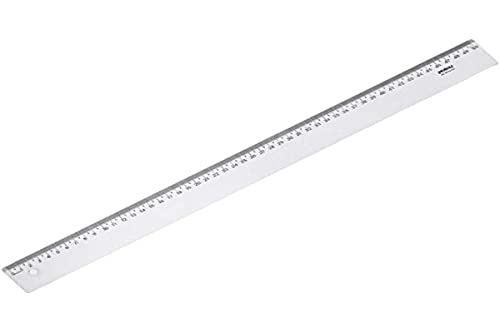 Regua de 50cm Cristal em Poliestireno Waleu Waleu