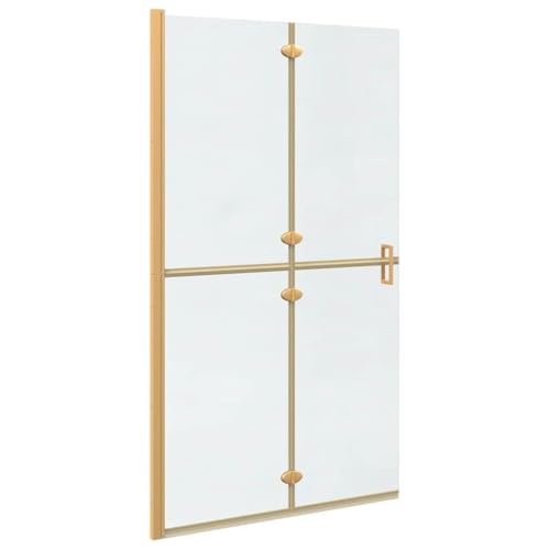 Paroi de douche Walk-In Gold pour une niche de salle de bain design