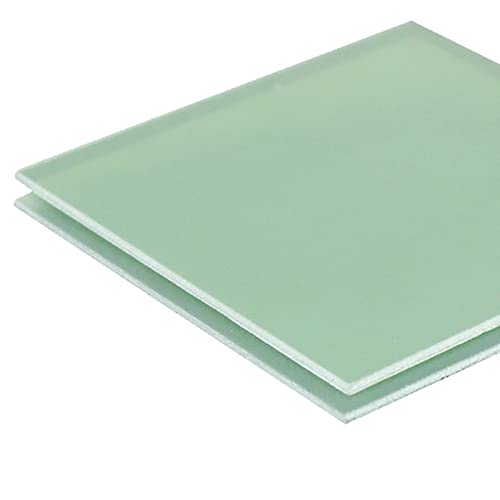 TEN-HIGH Epoxy Plate Green FR4 Epoxy Sheet Resin Fiberglass Plate Insulating Plate Heat Shield Epoxy Glass Fiber Fibreglass Plate(1pcs,8mm) - Image 2