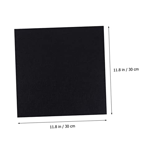 BESPORTBLE 2pcs Paneles Acústicos Insonorizantes Alta Densidad para Pared Aislamiento de Ruido para Estudio en Casa Fácil de Instalar y Cortar Material Absorbente Duradero Negro miniatura 3