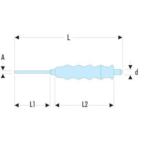 FACOM Splinttreiber Mitgriff A.4,9 mm,Länge 205 mm, 1 Stück, 249.G5 – Ansicht 2