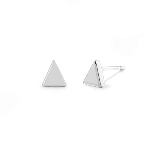 Boma Jewelry Sterling Silver Triangle Geometric Stud Earrings