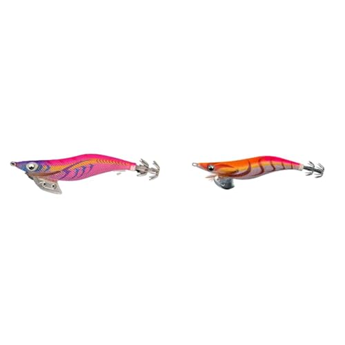 【セット買い】ヤマシタ(YAMASHITA) エギ エギ王 K 3 005 ムラムラチェリー 595123 + エギ王 LIVE 3号 ベーシック 004 カクテルオレンジ 633-924