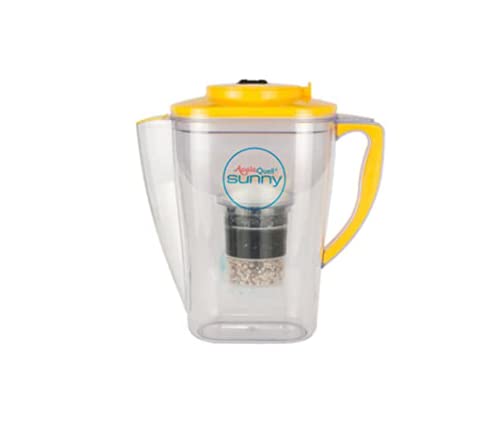 Acala Quell Wasserfilter Sunny | Gelb | Kannenfilter mit extra gutem Griff | Höchste Filterleistung - mehrschichtig | BPA u. BPB frei | ReNaWa® - Technology | Kreiert köstliches, wohltuendes Wasser Cover