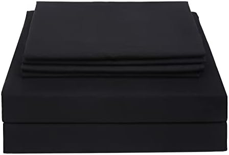 3 piece Bed Sheet Set (Single,Blue) 1 Flat Sheet,1 Fitted Sheet and 1 Pillow Cases,Brushed Microfiber Luxury Bedding with Deep Pockets