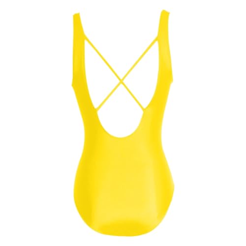 Traje de baño para mujer triangular con espalda abierta elegante 3