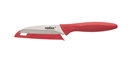 Zyliss-E920144-6-Piece-Knife-Set-Multiple-Sizes-Stainless-Steel-Multicolour-6-x-Kitchen-Knives-With-Protection-Covers-Dishwasher-Safe-5-Year-Guarantee