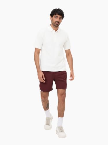 Image of LUDIC Core Polo T-Shirt, Dailymove Collection | Regular Fit | Stand-up Collars | 100% Organic Cotton, 240 GSM | Lightweight & Comfortable |Everyday Essential | Polo T-Shirt for Men
