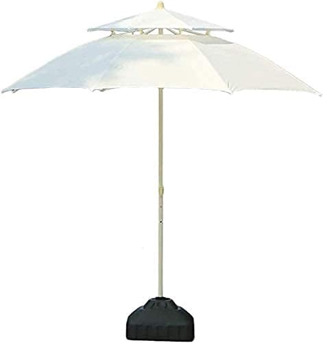 Sun Parasol Umbrella Garden Parasols 7.5ft/9ft Double Top Patio Umbrella, Outdoor Sun Shade for Beach/Pool/Garden Umbrellas Round Sunscreen Good