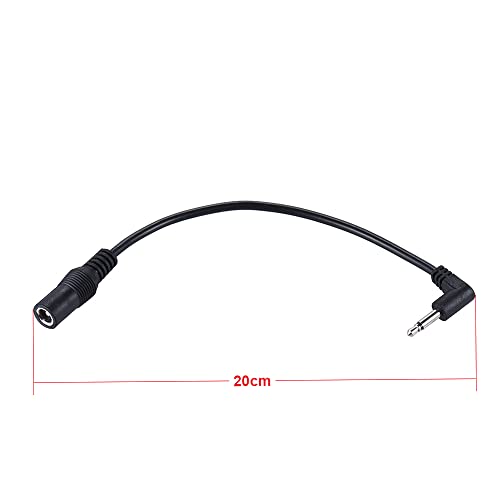 Mingzhe Cabo Conversor de Fonte de Alimentação de Ponta Positiva de 5,5 Mm * 2,1/2,5 Mm A 3,5 Mm (1/