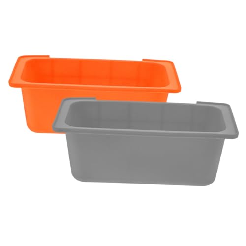 BEBEMOKO Outdoor Drip Pan Liner for BBQ Oil Box Silicone Grease Catcher Liner Replacement for