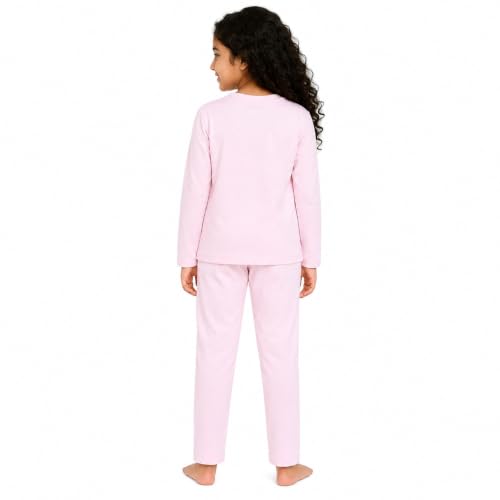 Image of NammaBaby Girl's Soft Cotton Night Suit (Printed T-Shirt & Pant Set /Girls Night Dress /Nightwear) Pack of 1