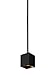 Tech Lighting 700TDEXOP63640BB-LED935 Exo - LED Line Voltage Pendant, Choose Finish: Matte Black with Black Trim, Choose Lamping Option: LED 90 CRI 3500K 120-277V UNV, Beam Options: 40 Degree Spread
