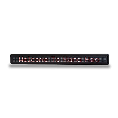 Reloj digital LED para interiores con texto desplazable miniatura 3