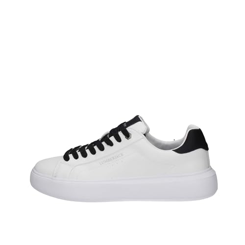 Baskets Blanc Lumberjack SMI8212-001 pour homme au style urbain épuré