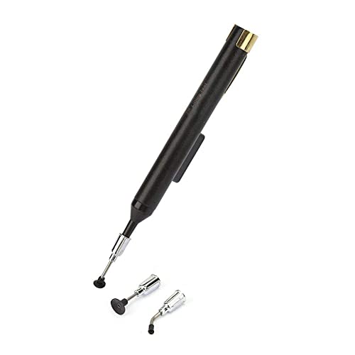 Image of Vacuum Sucker Pen Vacuum Suction Pen LP-200 Manual Sucking Pump Pickup Tool with 3 Suction Headers for IC SMD Electronics DIY