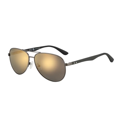 Image of ZENOTTIC Polarized Aviator Sunglasses for Men Carbon Fiber Temple Pilot Sun Glasses with Mirrored Lens UV Protection