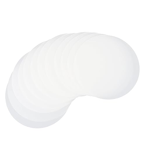 DOITOOL 10pcs Round Acrylic Discs Durable Baking Cake Storage Trays Lightweight Easy to Cut for Home Decor and Crafts Compact Design for Convenient Storage