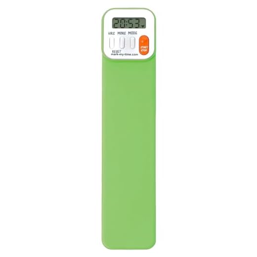 Mark-My-Time Digital Bookmark (green)