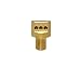 Piano Agraffe Three Holes Non-Threaded Brass Trichord