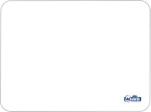 Adboards A4 Literacy & Numeracy Childrens Lapboard Whiteboards 10 Pack (Plain)